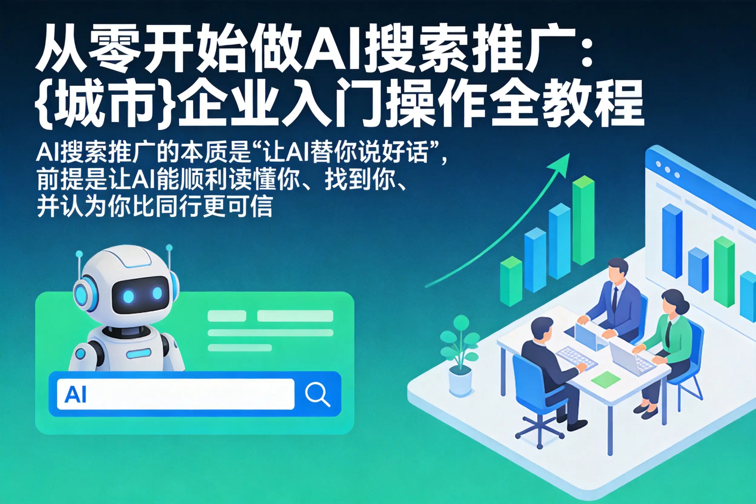 从零开始做AI搜索推广：清丰企业入门操作全教程